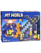KLOCKI MAGNETYCZNE MINECRAFT MY WORLD MIECZ 100 EL. KONSTRUKTOR