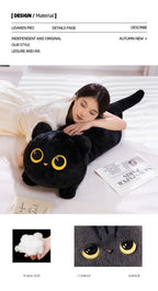 DUŻY PLUSZOWY KOTEK 70 CM MIĘKKA MASKOTKA DO PRZYTULANIA ZABAWKA PREZENT