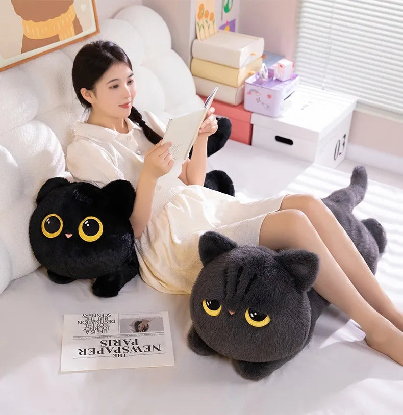 DUŻY PLUSZOWY KOTEK 100 CM MIĘKKA MASKOTKA DO PRZYTULANIA PREZENT ZABAWKA