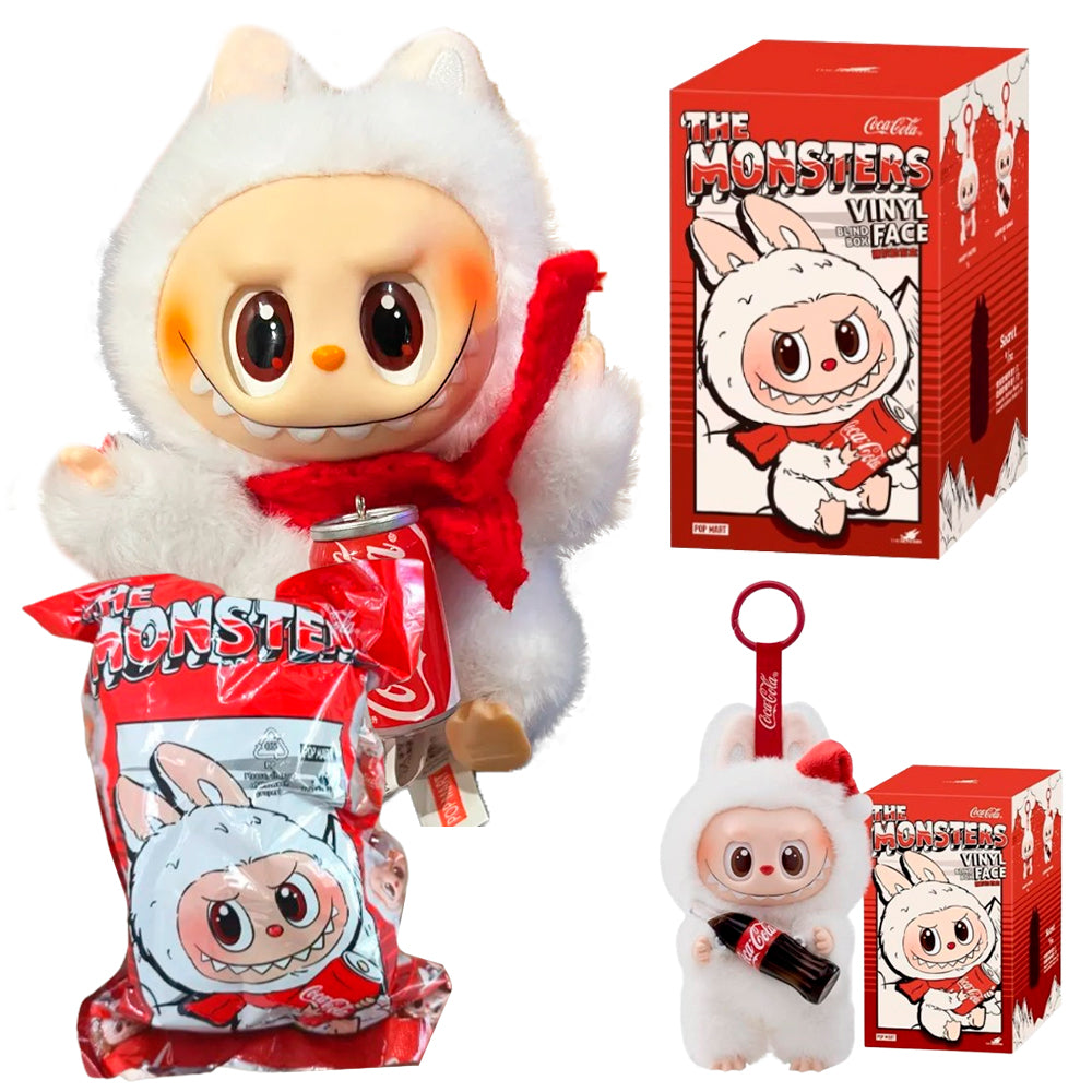 LABUBU COCA-COLA EDITION - MAGICZNA PRZYTULANKA KOLEKCJONERSKA 2025 ANIME DUŻA LALKA MASKOTKA BRELOK LABUBU ZABAWKA