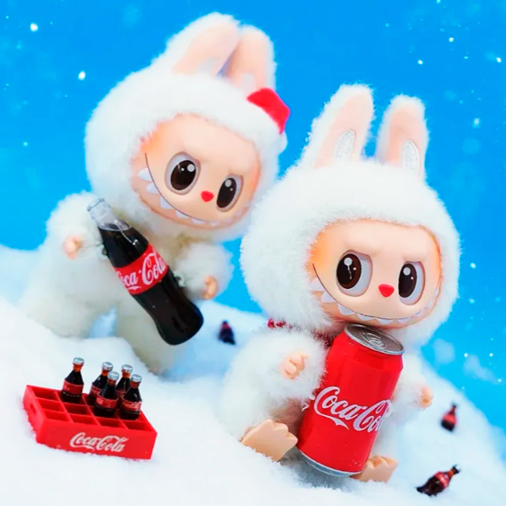 LABUBU COCA-COLA EDITION - MAGICZNA PRZYTULANKA KOLEKCJONERSKA 2025 ANIME DUŻA LALKA MASKOTKA BRELOK LABUBU ZABAWKA