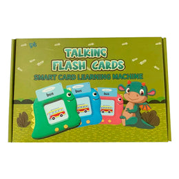 CZYTNIK KART JĘZYKA ANGIELSKIEGO ZABAWKA DO NAUKI 224 PREZENT ŚWIĘTA DINOZAUR NIEBIESKI