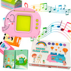 CZYTNIK KART JĘZYKA ANGIELSKIEGO ZABAWKA DO NAUKI 224 PREZENT ŚWIĘTA-SŁOŃ RÓŻOWY