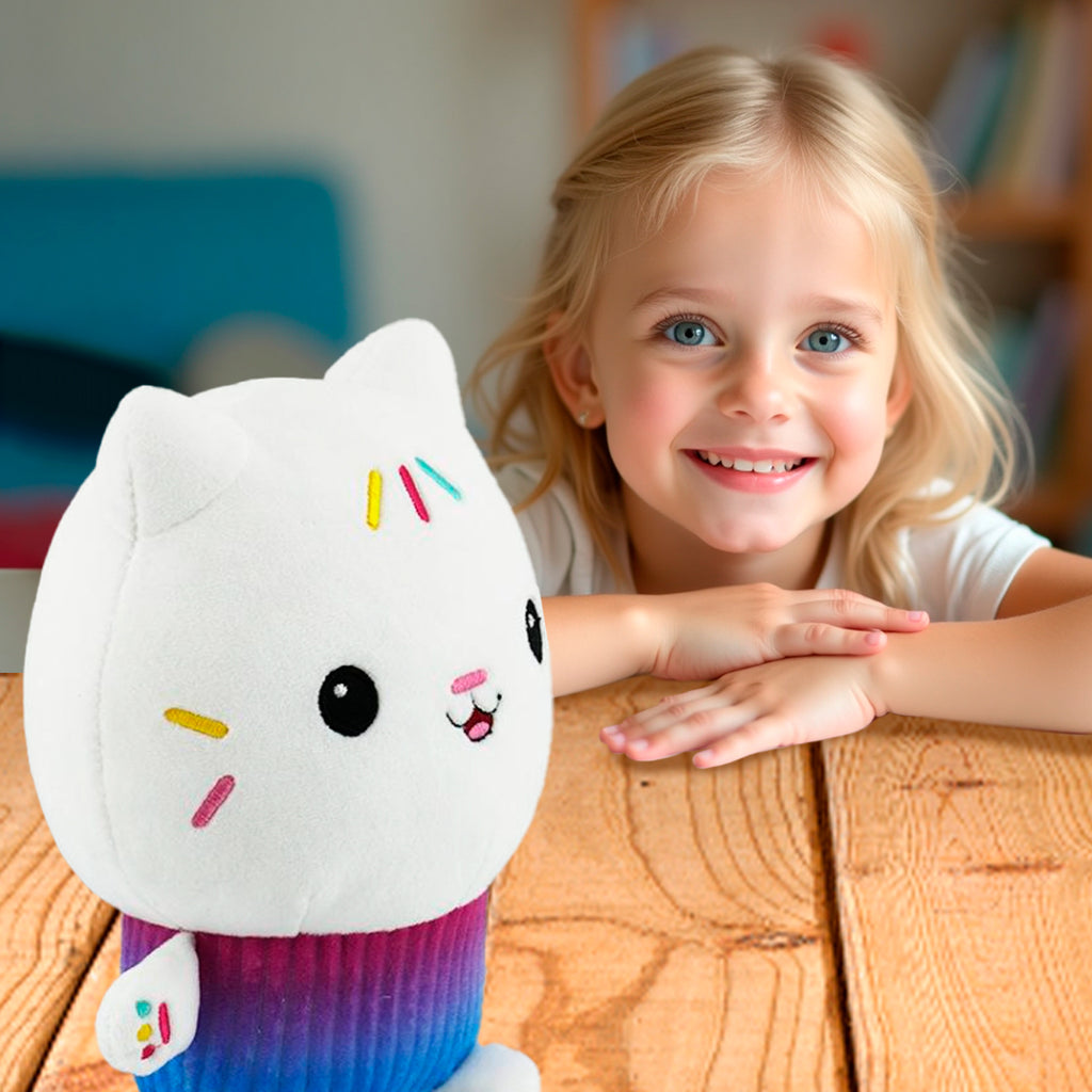 MASKOTKA PODUSZKA MASKOTKA MAGICZNY DOMEK GABI CAKEY CAT PLUSZOWY 25 CM