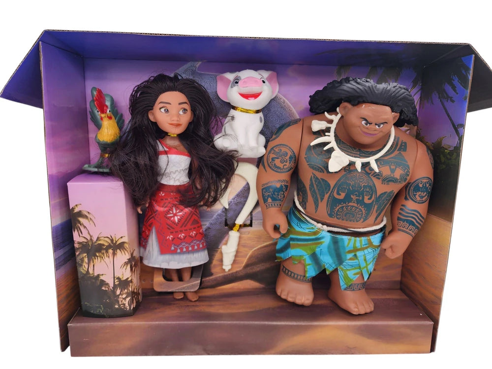 ZESTAW MOANA I MAUI (MATTEL 30 CM) — Z DŹWIĘKIEM