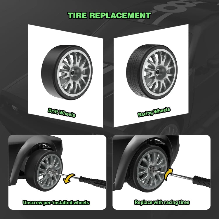 ZDALNIE STEROWANY SAMOCHÓD DO DRIFTU "CITY DRIFT RACING" (1:24)