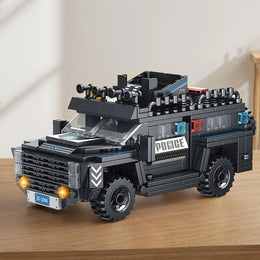 KONSTRUKTOR SWAT PATROL CAR (430 CZĘŚCI) PREZENT DLA CHŁOPCA ZESTAW KLOCKI