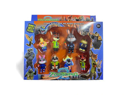 ZOOTOPIA 2: KOMPLETNY ZESTAW 8 UROCZYCH FIGUREK KOLEKCJONERSKICH!