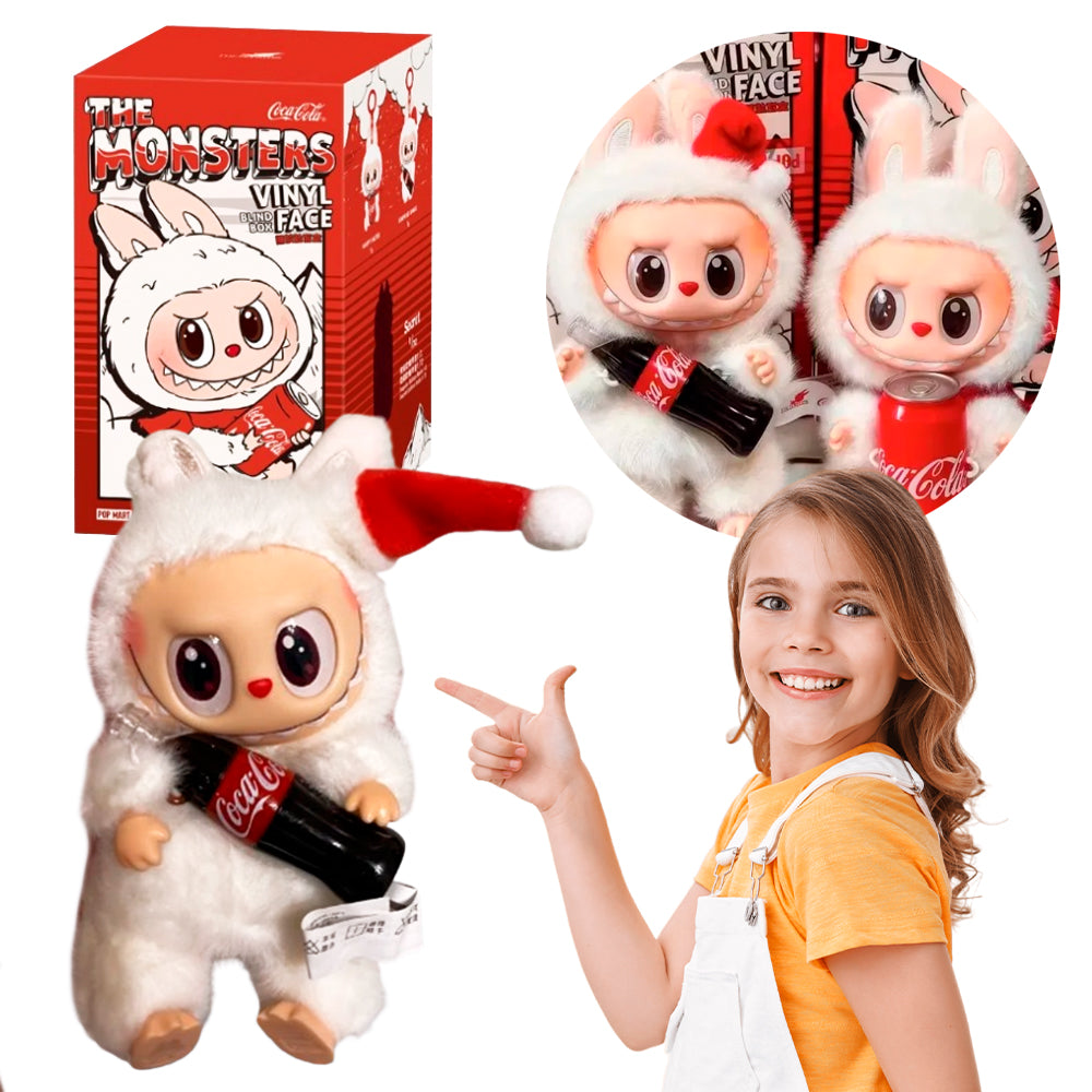 LABUBU COCA-COLA EDITION - MAGICZNA PRZYTULANKA KOLEKCJONERSKA 2025 ANIME DUŻA LALKA MASKOTKA BRELOK LABUBU ZABAWKA