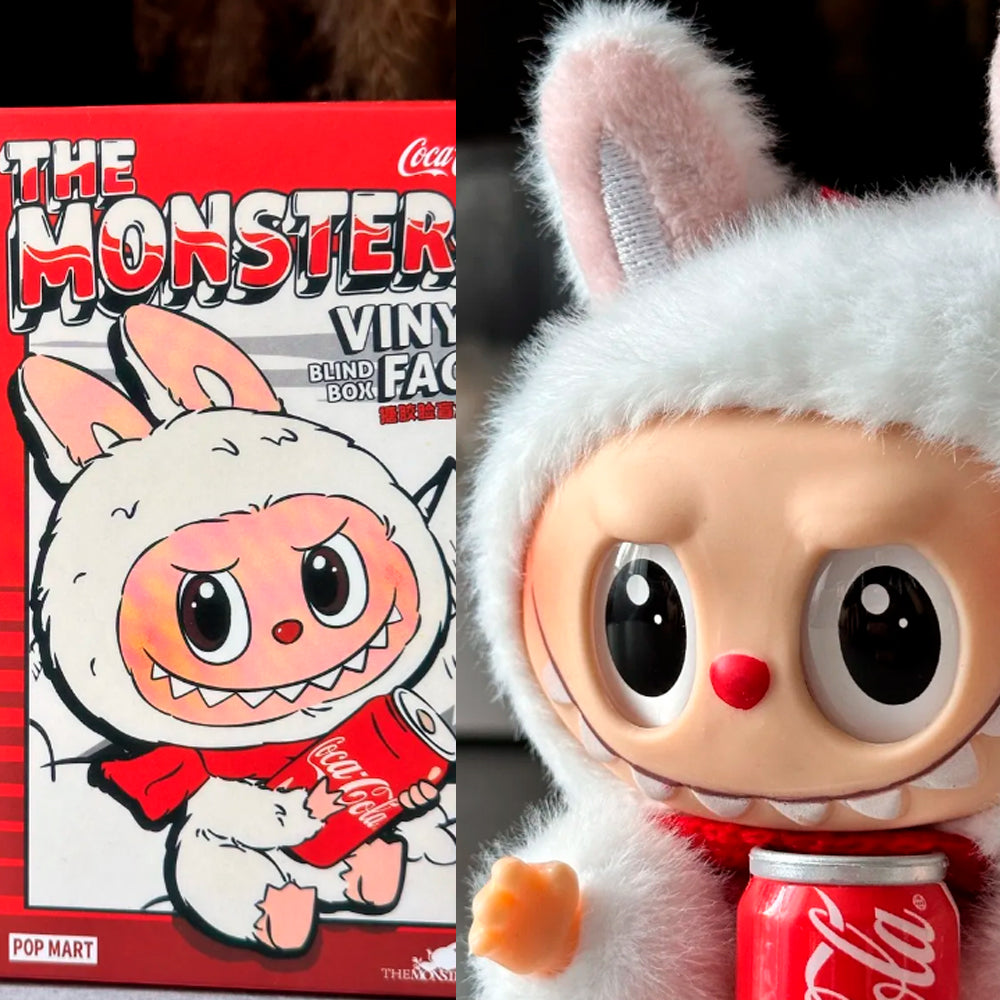 LABUBU COCA-COLA EDITION - MAGICZNA PRZYTULANKA KOLEKCJONERSKA 2025 ANIME DUŻA LALKA MASKOTKA BRELOK LABUBU ZABAWKA