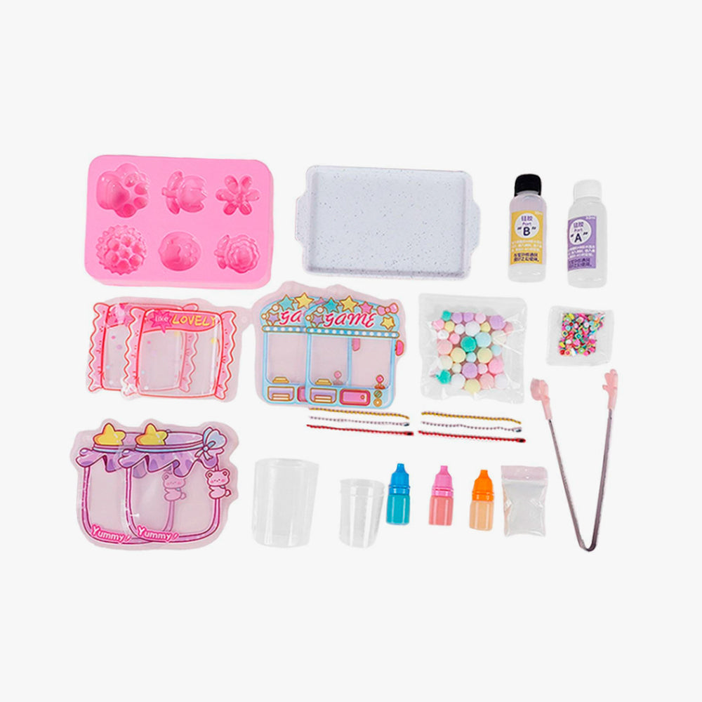 KREATYWNY ZESTAW DIY - KOCIA ŁAPKA SQUISHY ANTYSTRES ANTYSTRESOWY SQUISHY DIY DLA DZIECI