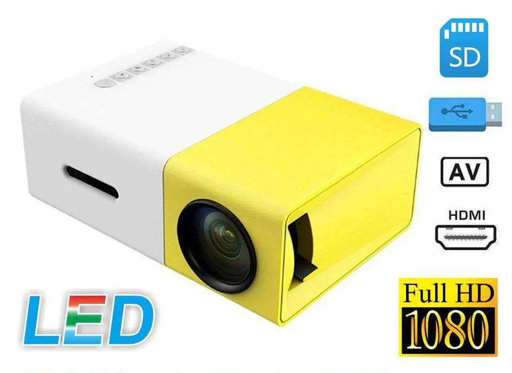 MINI PROJEKTOR LED YG300 PORTATYWNY MULTIMEDIALNY HDMI USB AV DO DOMU