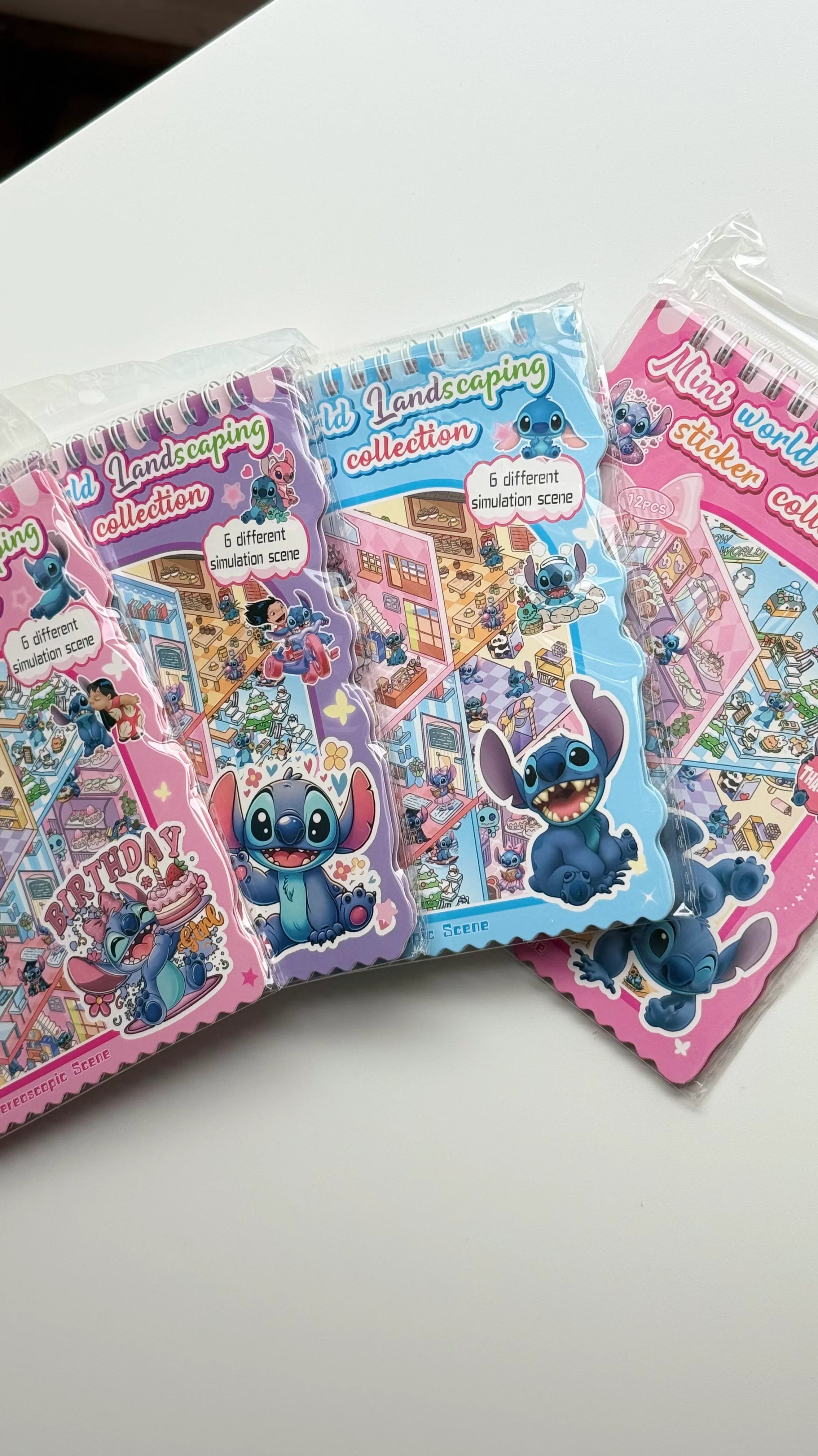 ALBUM Z NAKLEJKAMI WYKLEJANKA ANTYSTRESOWA 3D ROOMBOX STICKERS