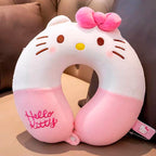 HELLO KITTY PODUSZKA PODRÓŻNA 30×30 CM –  DO SAMOLOTU, AUTA I NA CO DZIEŃ KUROMI HELLO KITTY PODUSZKA