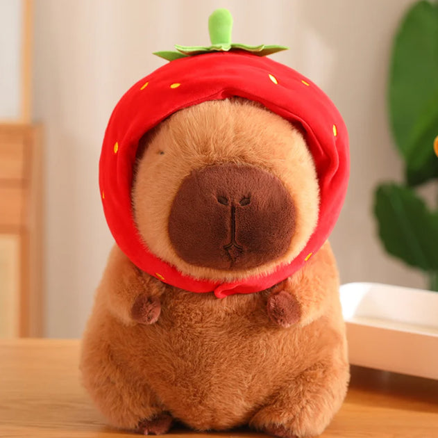 ZESTAW 2W1 CAPYBARA PLUSZAK 20 CM + ALBUM Z NAKLEJKAMI TOREBKA DLA DZIECKA