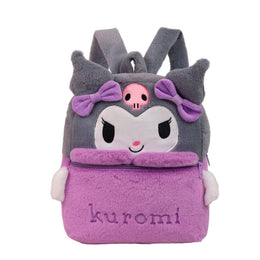 PLECAK SZKOLNY KUROMI PLECAK TOREBKA PLUSZAK PRZEDSZKOLNY HELLO KITTY MIĘKKI, PLUSZOWY JASNORÓŻOWY 40×30 CM