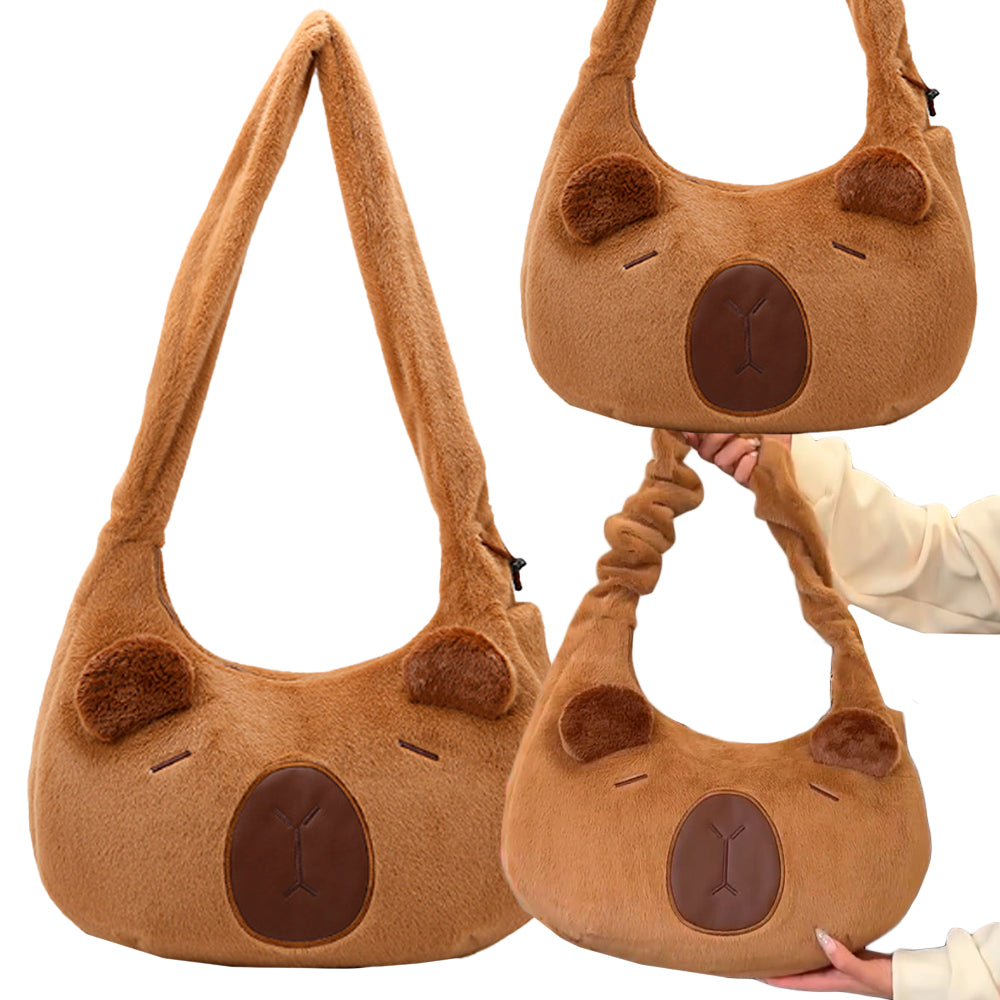 PLUSZOWA TORBA  ZABAWKOWY MYAKA CAPIBARA KAPIBARA PLUSZOWY PLUSZOWA TORBA70X50
