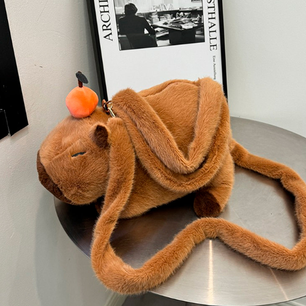 PLECAK PLECAK ZABAWKOWY MYAKA CAPIBARA KAPIBARA PLUSZOWY PLUSZOWA TORBA 35*20