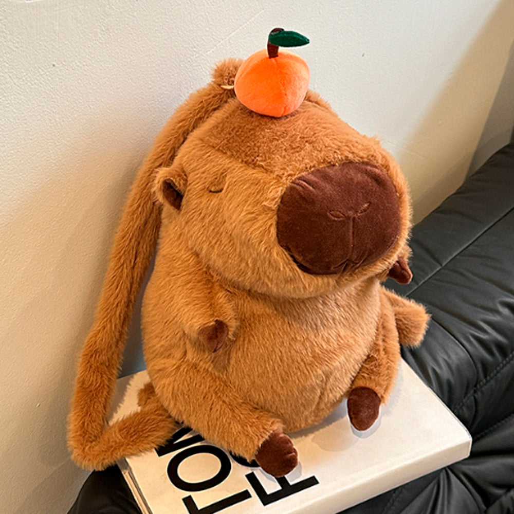 PLECAK PLECAK ZABAWKOWY MYAKA CAPIBARA KAPIBARA PLUSZOWY PLUSZOWA TORBA 35*20