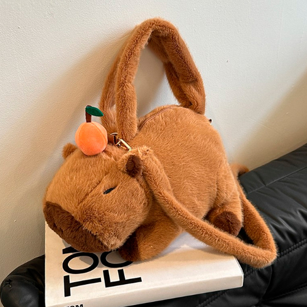 PLECAK PLECAK ZABAWKOWY MYAKA CAPIBARA KAPIBARA PLUSZOWY PLUSZOWA TORBA 35*20