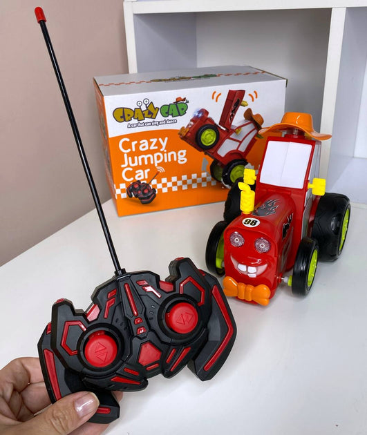 CRAZY JUMPING TRACTOR Z MUZYKĄ SKACZĄCY I TAŃCZĄCY TRAKTOR 3+ | CZERWONY