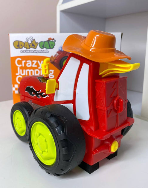 CRAZY JUMPING TRACTOR Z MUZYKĄ SKACZĄCY I TAŃCZĄCY TRAKTOR 3+ | CZERWONY
