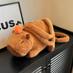 PLECAK PLECAK ZABAWKOWY MYAKA CAPIBARA KAPIBARA PLUSZOWY PLUSZOWA TORBA 35*20