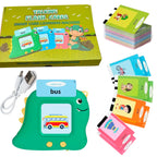 CZYTNIK KART JĘZYKA ANGIELSKIEGO ZABAWKA DO NAUKI 224 PREZENT ŚWIĘTA DINOZAUR ZIELONY