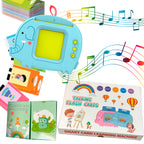 CZYTNIK KART JĘZYKA ANGIELSKIEGO ZABAWKA DO NAUKI 224 PREZENT ŚWIĘTA-SŁOŃ NIEBIESKI