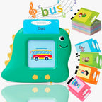 CZYTNIK KART JĘZYKA ANGIELSKIEGO ZABAWKA DO NAUKI 224 PREZENT ŚWIĘTA DINOZAUR ZIELONY