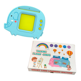 CZYTNIK KART JĘZYKA ANGIELSKIEGO ZABAWKA DO NAUKI 224 PREZENT ŚWIĘTA-SŁOŃ NIEBIESKI