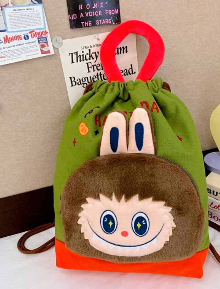 TORBA TOREBKA MIĘKKA PLUSZOWA LABUBU MONSTER TORBA MODNA TORBA DLA DZIECI I NASTOLATKÓW 50*35 СМ