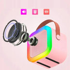 ZESTAW KARAOKE BLUETOOTH + 1 BEZPRZEWODOWY MIKROFON K-POP DEMON HUNTERS