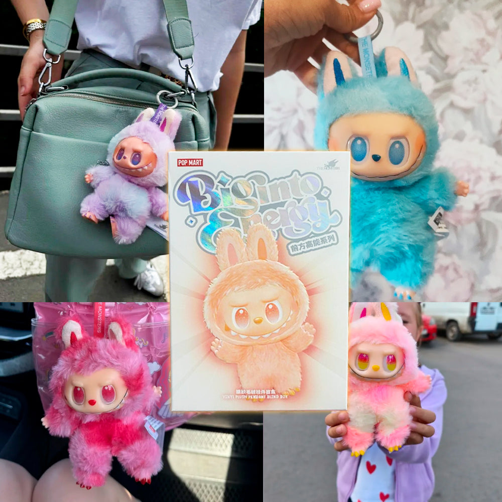 LABUBU MYSTERY COLOR - KOLEKCJONERSKA NIESPODZIANKA ANIME DUŻA LALKA MASKOTKA BRELOK LABUBU ZABAWKA