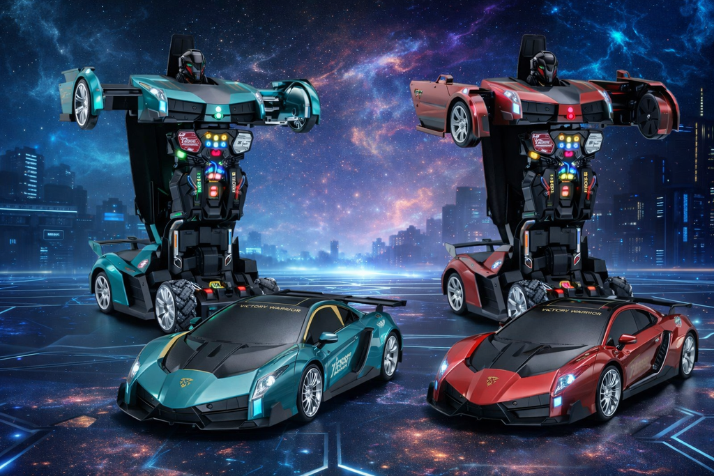 RC TRANSFORMER SUPERCAR 1:10 50 CM/ ROBOT SAMOCHÓD