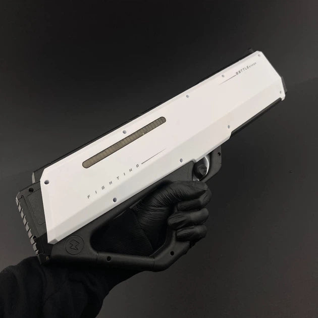 ELEKTRYCZNY PISTOLET NA WODĘ BIAŁY AUTOMAT 42 CM AKUMULATOR 12M HIT LATO