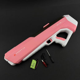 PISTOLET NA WODĘ RÓŻOWY ELEKTRYCZNY AKUMULATOR AUTOMATYCZNY POBÓR WODY