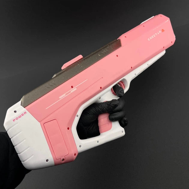 PISTOLET NA WODĘ RÓŻOWY ELEKTRYCZNY AKUMULATOR AUTOMATYCZNY POBÓR WODY