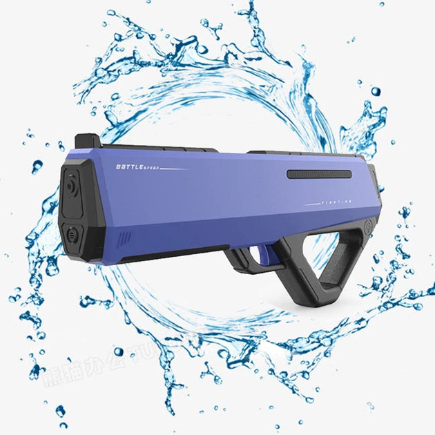 ELEKTRYCZNY PISTOLET NA WODĘ AUTOMAT NIEBIESKI 42 CM AKUMULATOR HIT LATO
