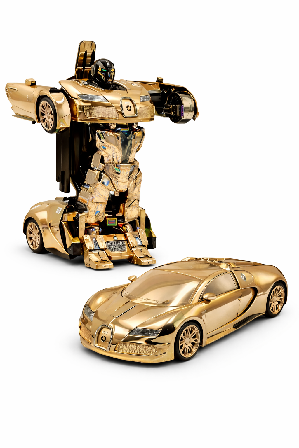 SAMOCHÓD RC TRANSFORMER 1:10, DUŻY ROBOT 48 CM