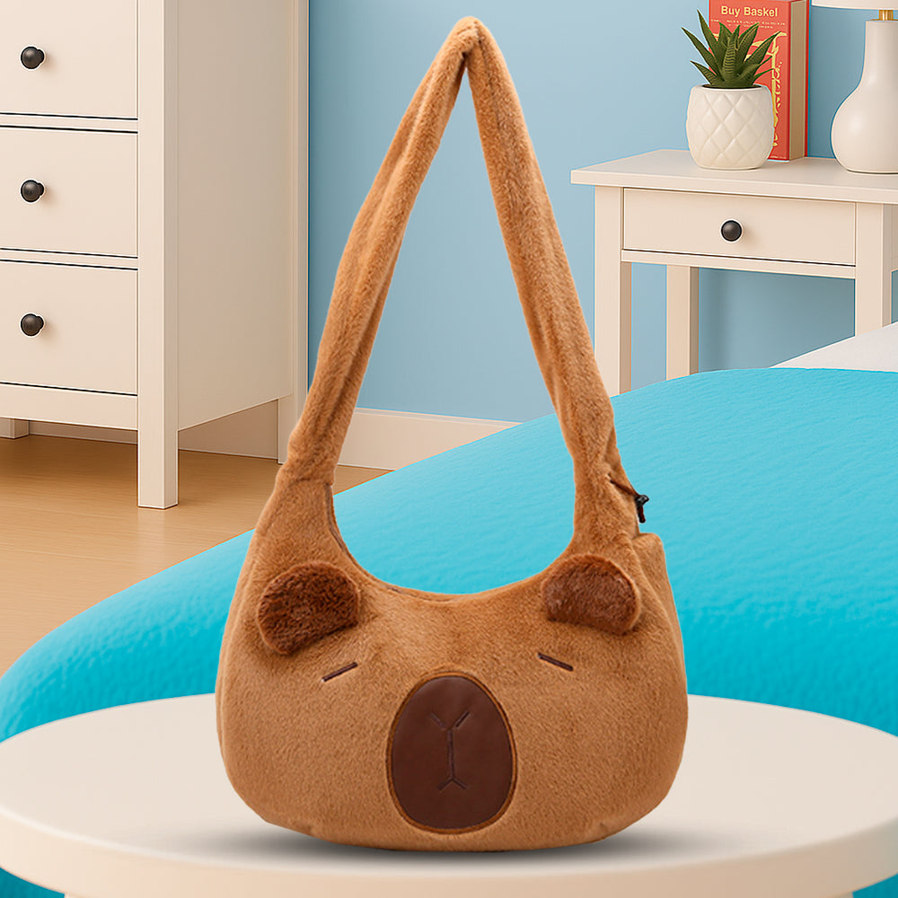 PLUSZOWA TORBA  ZABAWKOWY MYAKA CAPIBARA KAPIBARA PLUSZOWY PLUSZOWA TORBA70X50