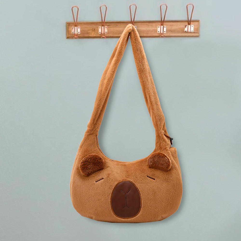 PLUSZOWA TORBA  ZABAWKOWY MYAKA CAPIBARA KAPIBARA PLUSZOWY PLUSZOWA TORBA70X50