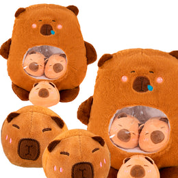 MIĘKKA PLUSZOWA PODUSZKA KAPIBARA MASKOTKA DLA DZIECI 35*30 см MASKOTKA PREZENT DLA DZIECI