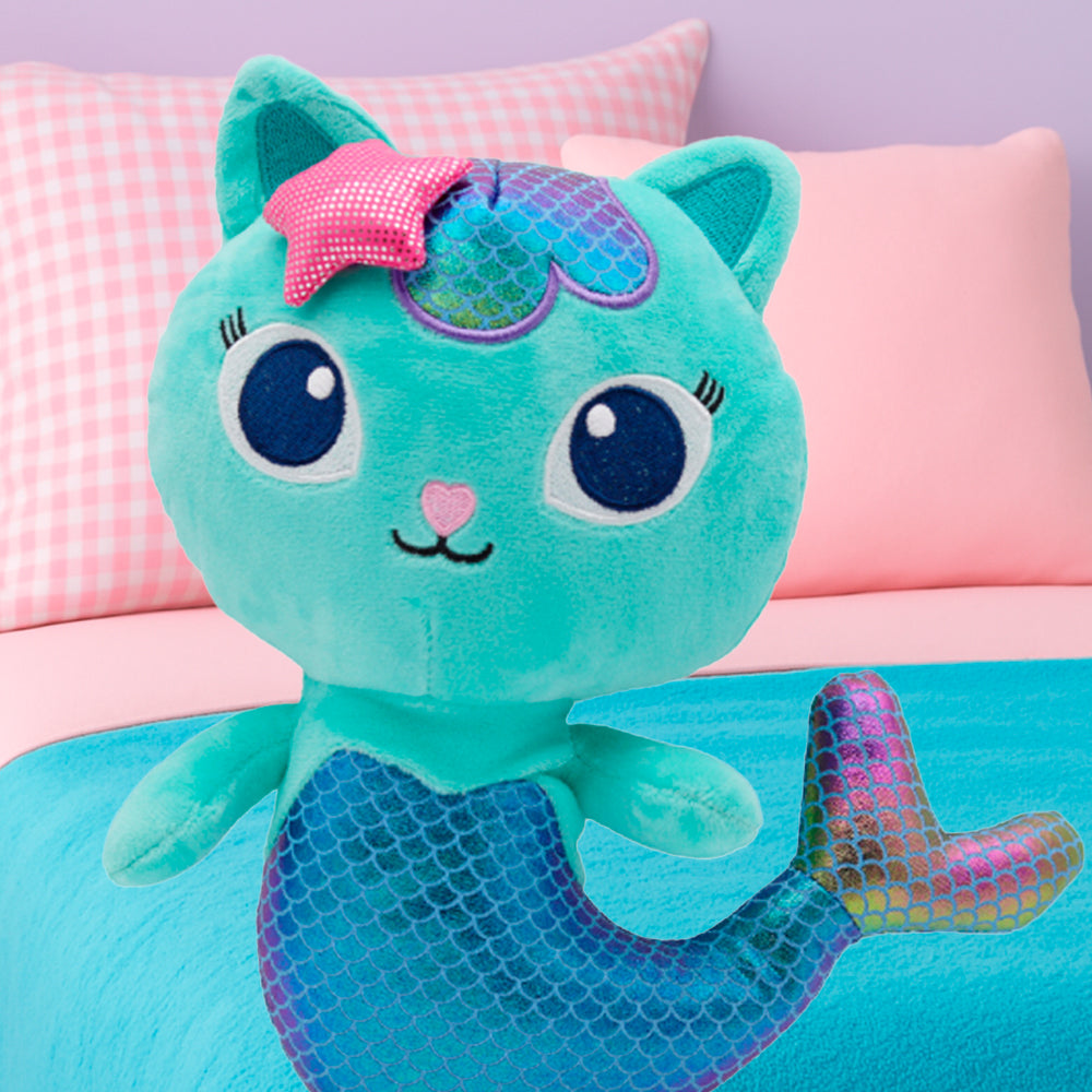 KOCI DOMEK GABI SYRENKOTKA METALICZNY OGON PRZYTULANKA SŁODKI KOTEK 30cm