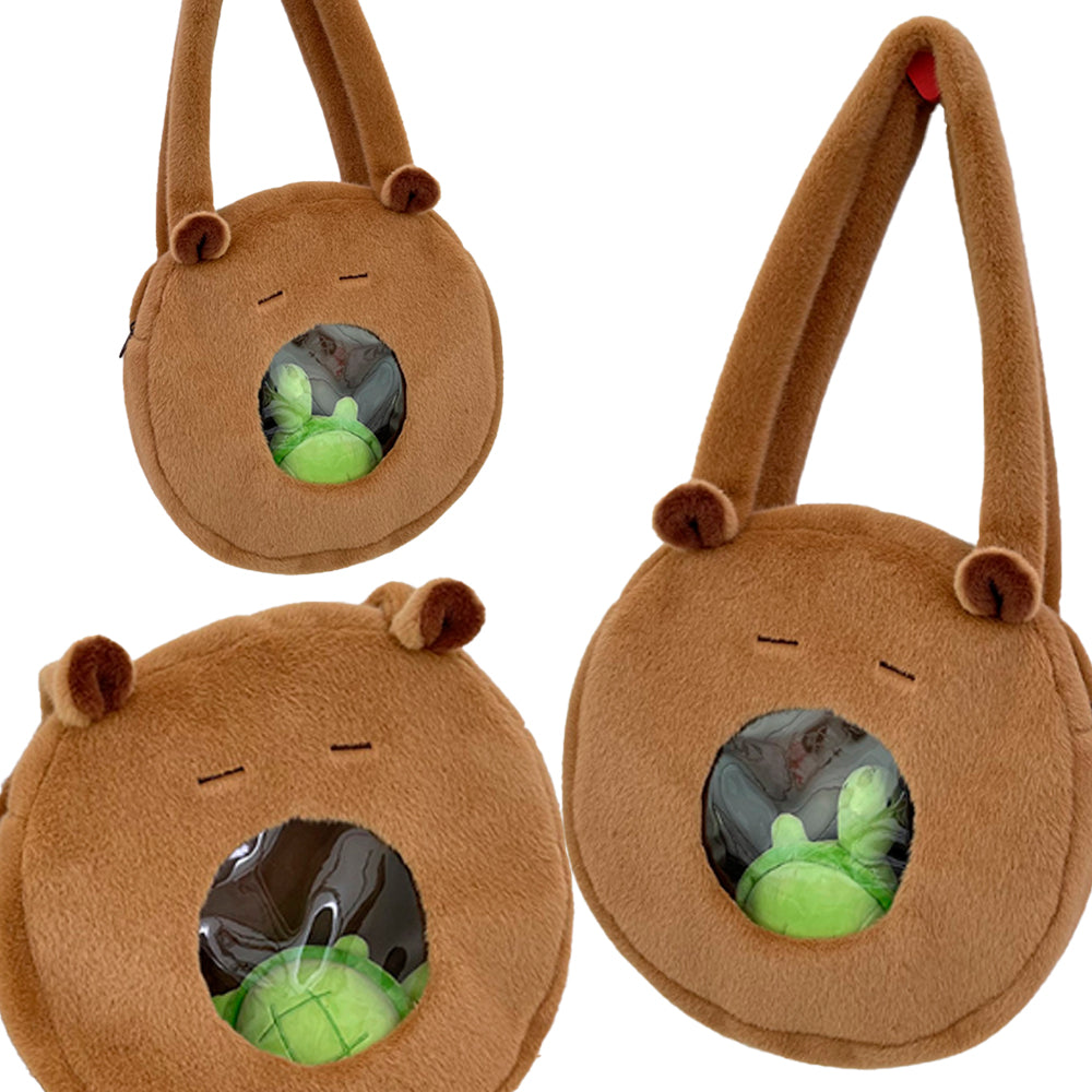 PLUSZOWA TORBA  ZABAWKOWY MYAKA CAPIBARA KAPIBARA PLUSZOWY PLUSZOWA TORBA 50 *35 см