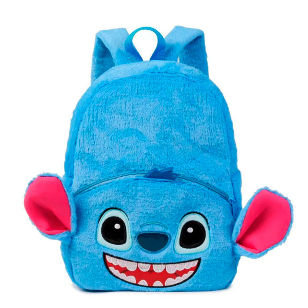 PLECAK DLA PRZEDSZKOLAKA SZKOLNY PLUSZOWY DZIECIĘCY STITCH STICH LILO NIEBIESKI 40*30 CM