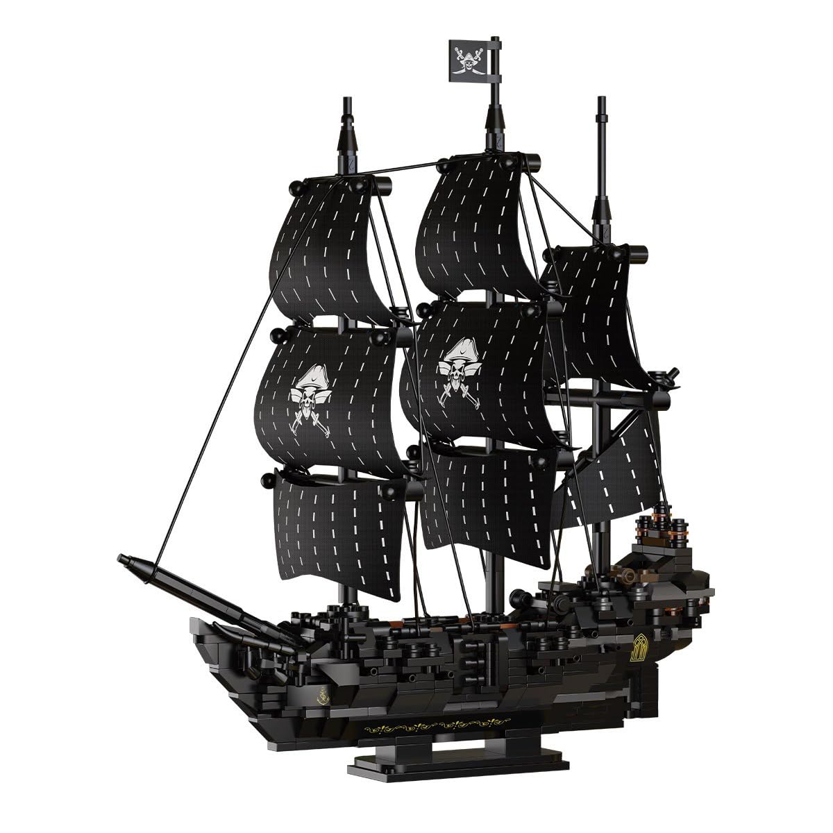 KLOCKI KONSTRUKCYJNE 3D STATEK PIRACKI DARK PEARL 774 PCS DIY
