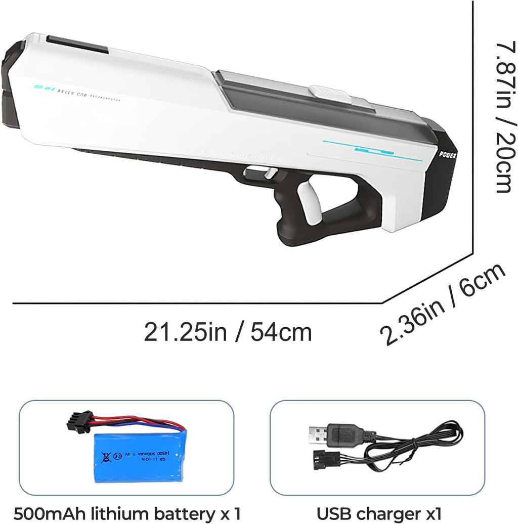 PISTOLET NA WODĘ RÓŻOWY ELEKTRYCZNY AKUMULATOR AUTOMATYCZNY POBÓR WODY