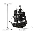KLOCKI KONSTRUKCYJNE 3D STATEK PIRACKI DARK PEARL 774 PCS DIY