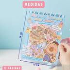 ZRÓB TO SAM WYKLEJANKA ANTYSTRESOWA KAPIBARA DREAM HOUSE NAKLEJKI DIY